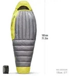 Sea to Summit Spark Down Regular Damen Schlafsack -1C Spicy Orange