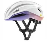 Uvex Surge Aero MIPS Rennradhelm White/Lila Apricot Matt vel. 53-56