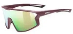 Uvex Skyryse Sonnenbrille Burgundy Matt/Mirror Rose