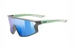 Uvex Skyryse JR. Kinderbrille Grey/Green Matt/Mirror Blue