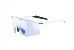 Uvex Pace Stage Variomatic Small Brille White Matt/Mirror Blue