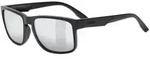 Uvex Poise Sonnenbrille Black Matt/Mirror Silver