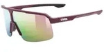 Uvex Ramp Sonnenbrille Burgundy Matt/Mirror Rose