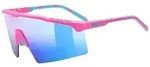 Uvex Flowline Sonnenbrille Pink Matt/Mirror Blue