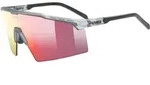Uvex Flowline Sonnenbrille Smoke Matt/Mirror Red