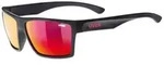 Uvex LGL 29 Brille black matt red/mirror red