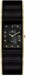 Damenuhr Dublin HighTech Ceramic schwarz / IP-gold