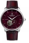 LZ120 Bodensee Open Heart Lila Lederband