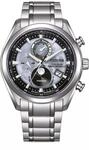 Eco-Drive Funkuhr Mondphase Silber
