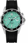 Herrenuhr Diver Hybromatic Lupenglas mint