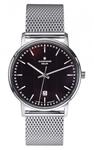 Milano Solar Herrenuhr Silber
