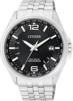 Herrenuhr Eco Drive Global Funk Schwarz
