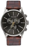 The Sentry Chrono Leather Brown Gator