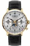 Hindenburg Mondphase Herrenuhr Gold