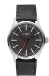 The Sentry 38 Leather Black