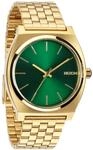 The Time Teller Gold / Green Sunray