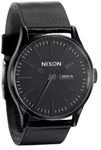 The Sentry Leather All Black Herrenuhr