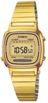 Damen-Digitaluhr Gold