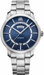 Pontos Day Date Herrenuhr Silber