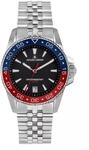 Liverpool Diver Herrenuhr blau-rot 20 bar