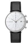 Max Bill Chronoscope Saphir Herrenuhr Schwarz