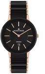 Unisex Dublin HighTech Ceramic schwarz / IP-rose