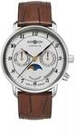 Friedrichshafen Mondphase Quarz Damenuhr Leder