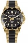 Herrenuhr Hybromatic Limited Edition Ceramic schwarz / IP-gold