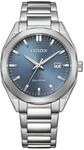 Eco Drive Herrenuhr 38mm blau