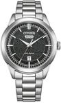 Eco-Drive Herrenuhr Day Date schwarz