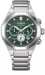 Eco Drive Super Titanium Chrono Gr&uuml;n