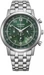 Eco Drive Chrono Classic Herrenchronograph gr&uuml;n