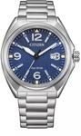 Eco Drive Military Herrenuhr Blau