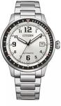 Urban Military Automatik Herrenuhr wei&szlig;