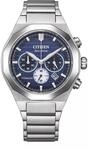 Eco Drive Super Titanium Chrono Blau