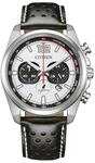 Eco Drive Chrono Active Herrenchronograph wei&szlig;