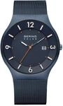 Herren-Solaruhr Slimline Blau