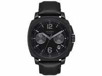 The Charger Chrono Leather All Black