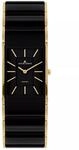 Damenuhr Dublin HighTech Ceramic schwarz / IP-gold
