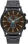 The Sentry Chrono All Black Brass Brown