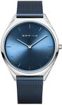Herrenuhr Ultra Slim 4.8 Blau