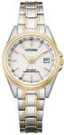 Eco-Drive Funkuhr Damenuhr Bicolor