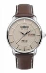 Herrenuhr Atlantic Automatik Wei&szlig;