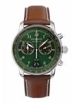 LZ 127 Graf Zeppelin Herrenchronograph Gr&uuml;n