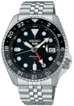 Seiko 5 SKX Sport Style GMT Herrenuhr schwarz