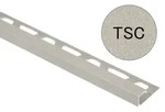 Schl&uuml;ter Systems QUADEC-TSC Abschlussprofil Aluminium TSC - Aluminium