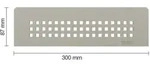 Schl&uuml;ter Systems SHELF-N-S1 Wand-Ablagesystem Square Aluminium TSSG -
