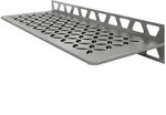 Schl&uuml;ter Systems SHELF-W-S1 Wand-Ablagesystem Floral Edelstahl EB - edelstahl