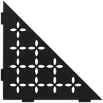 Schl&uuml;ter Systems SHELF-E-S1 Wand-Ablagesystem Floral Aluminium MGS -