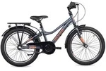 Kinderfahrrad - troX 20 Zoll 3-Gang | ab 6 Jahre - Dark Grey/Orange